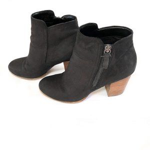 ALDO | Black Suede Ankle Boots